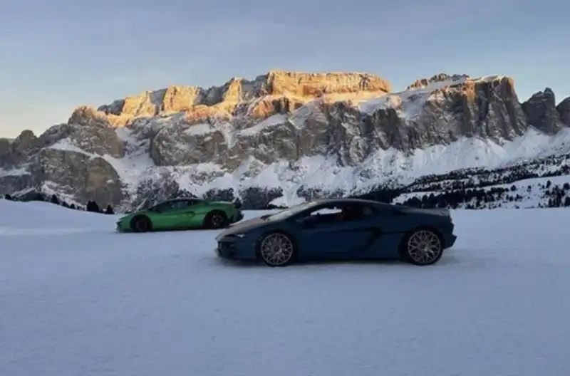 lamborghini in val gardena