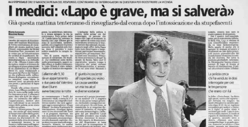 lapo elkann overdose 2005