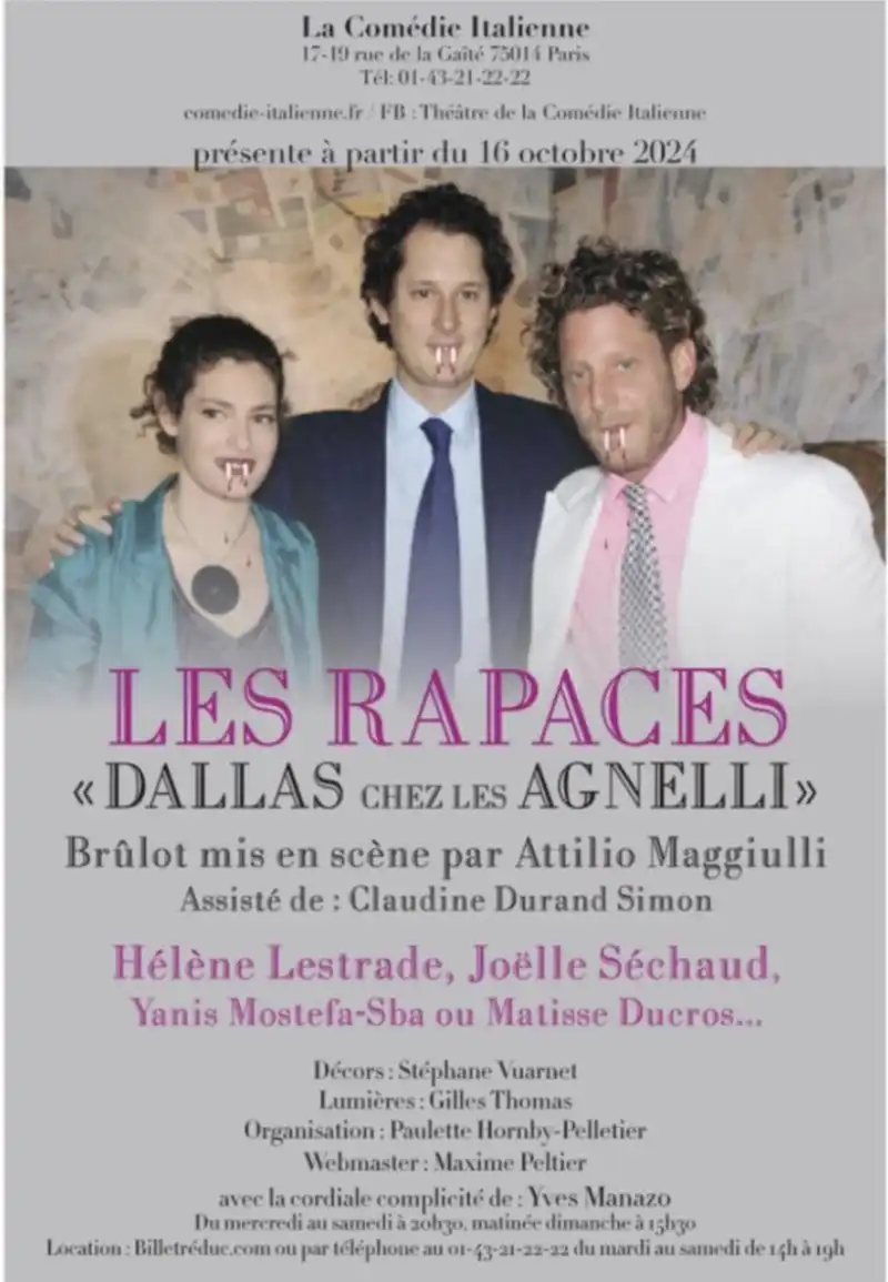 les rapaces   spettacolo sugli agnelli al teatro de la comedie italienne di parigi 