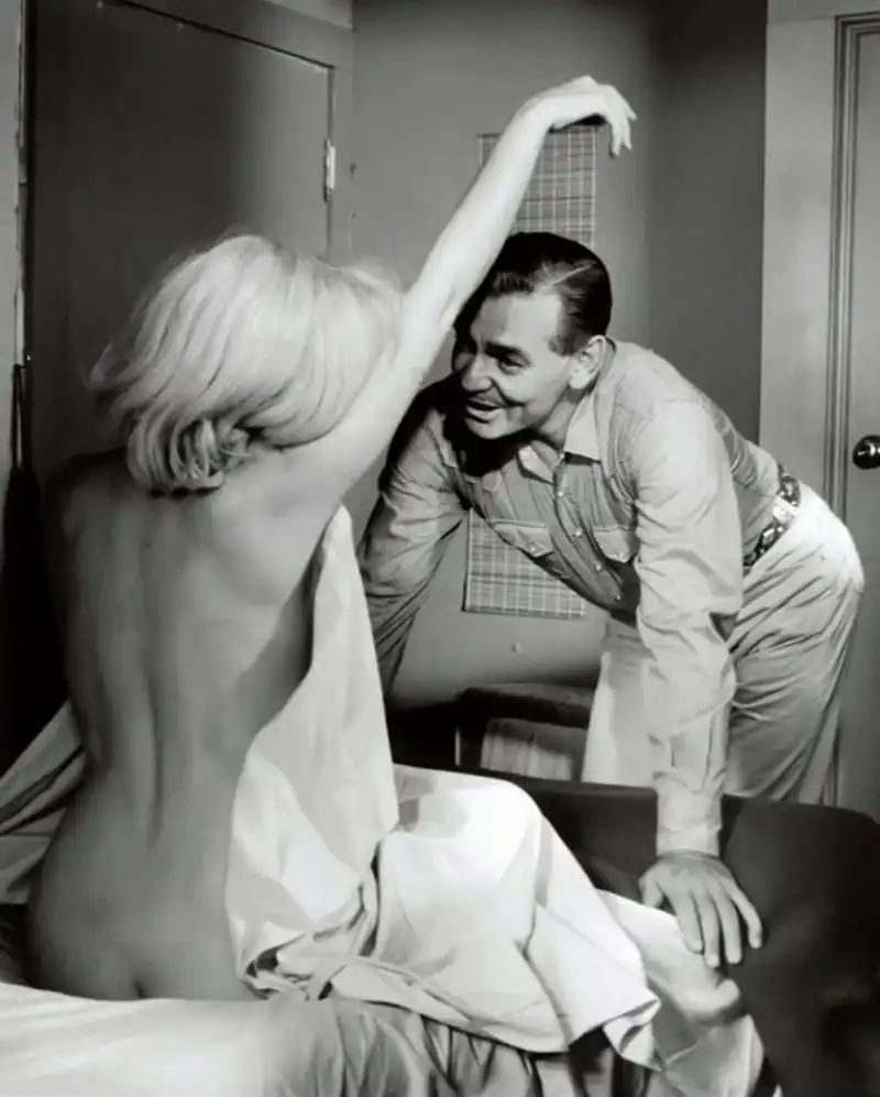 marilyn monroe clark gable gli spostati (1)