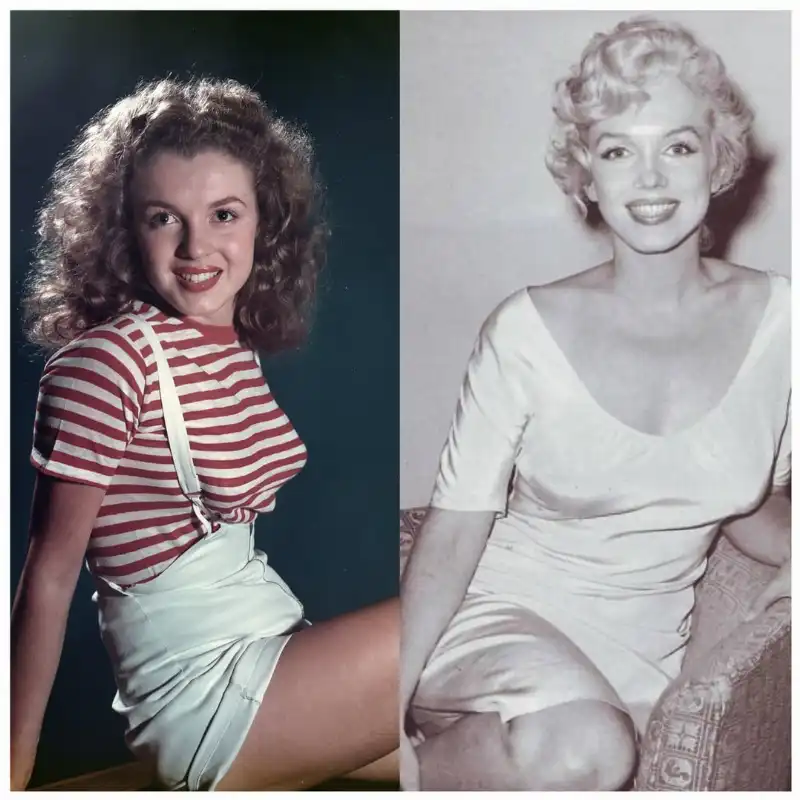 marilyn monroe prima e dopo 1