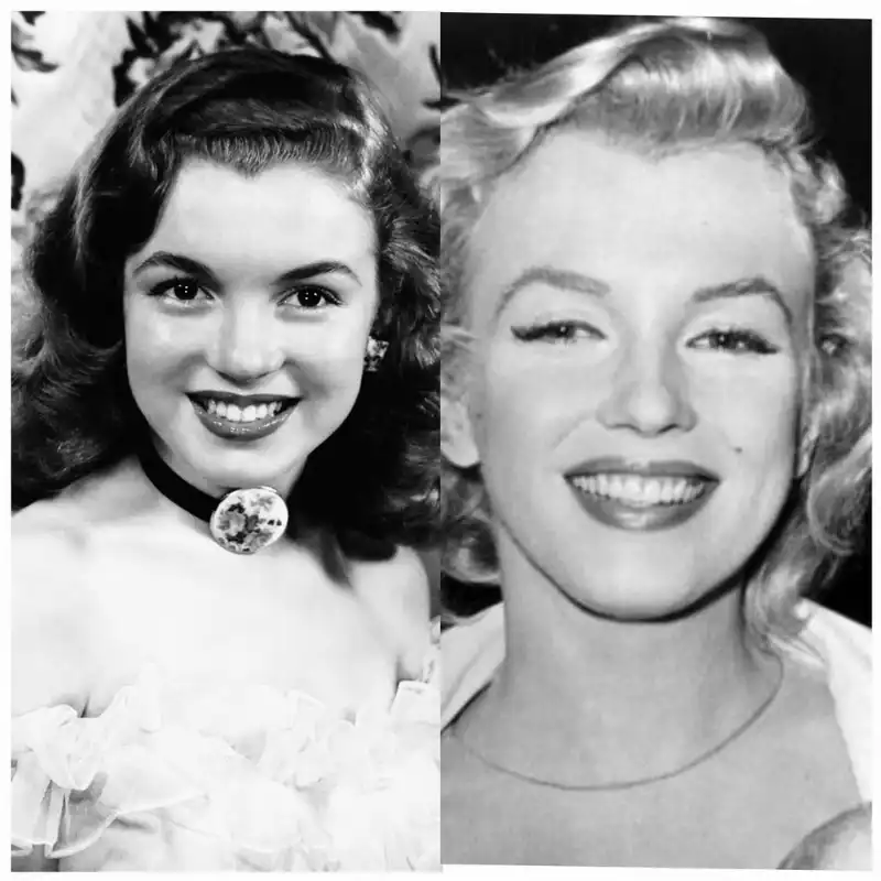 marilyn monroe prima e dopo