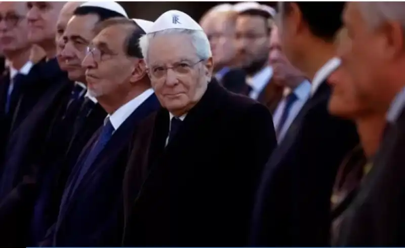 mattarella visita sinagoga