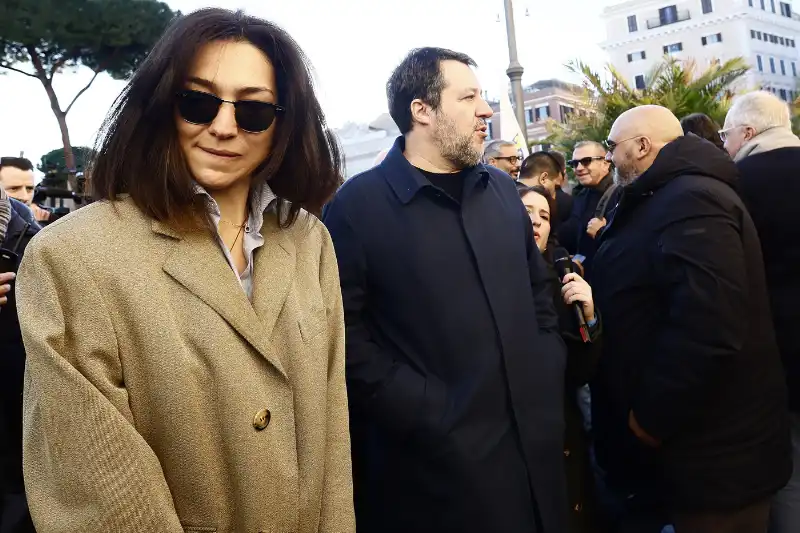 matteo salvini e francesca verdini - foto lapresse