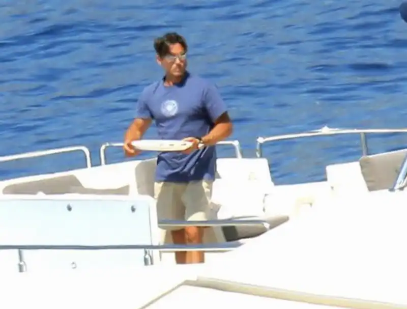 PIER SILVIO BERLUSCONI SULLO YACHT