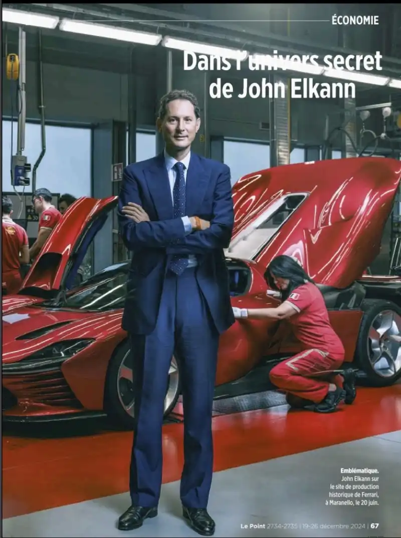 REPORTAGE LE POINT SU JOHN ELKANN 