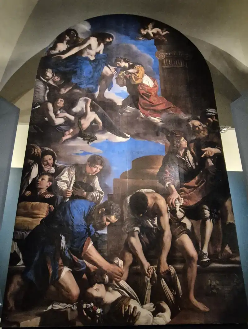 sepoltura e gloria di santa petronilla guercino