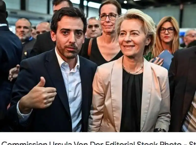 Stephane Sejourne ursula von der leyen 