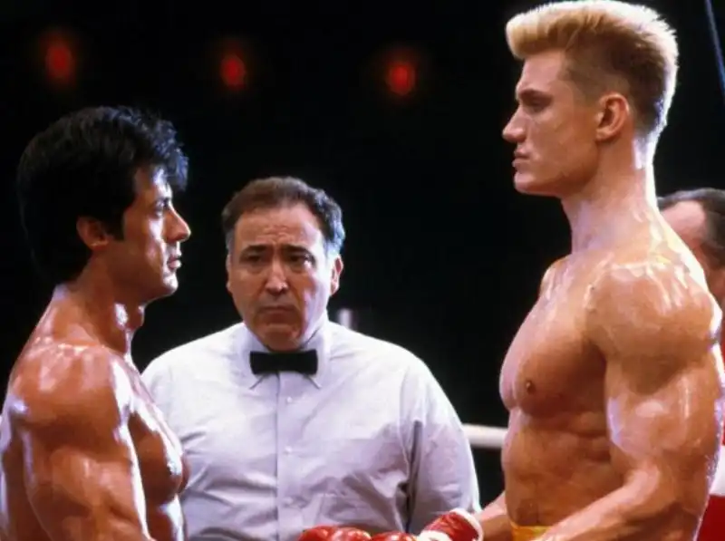 sylvester stallone dolph lundgren rocky iv 