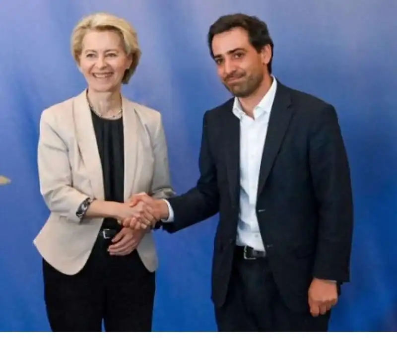 ursula von der leyen Stephane Sejourne