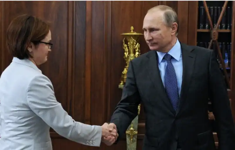 vladimir putin elvira nabiullina