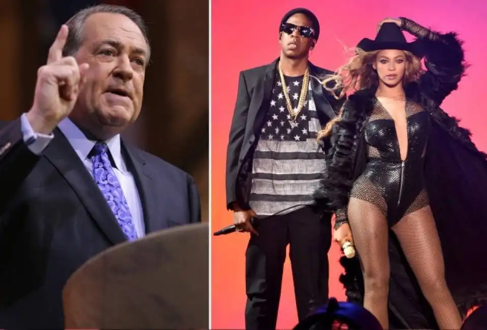 mike huckabee jay z beyonce