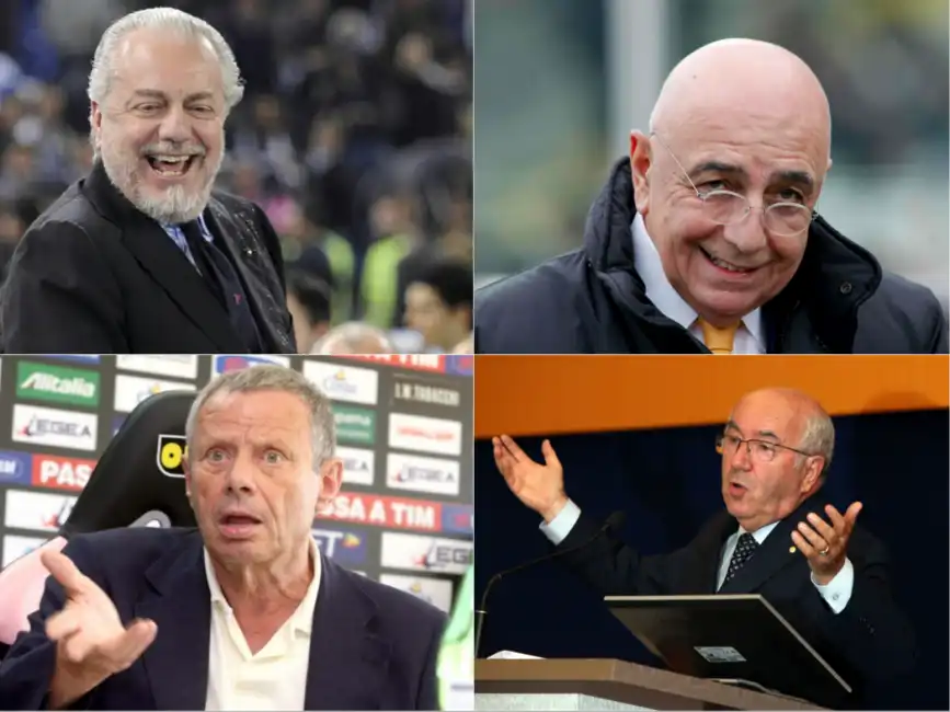 de laurentiis galliani zamparini tavecchio