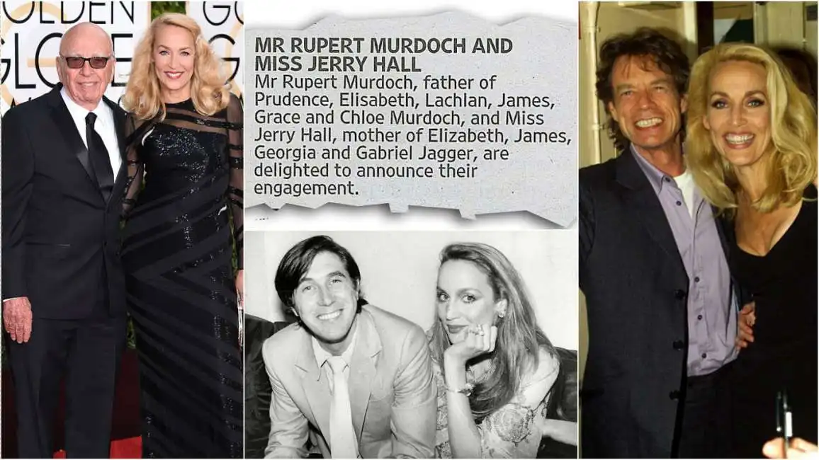 jerry hall murdoch mick jagger 