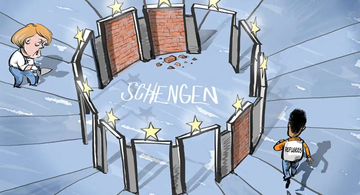 schengen merkel rifugiati europa