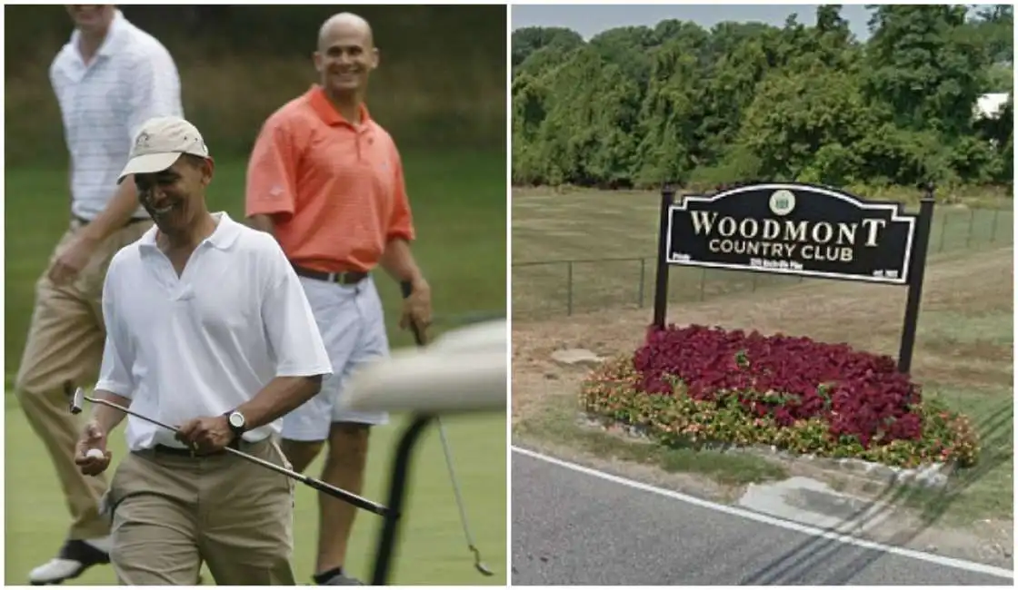 barack obama woodmont country club golf