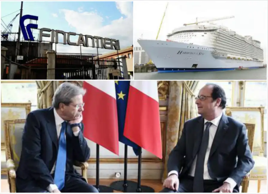 hollande gentiloni fincantieri