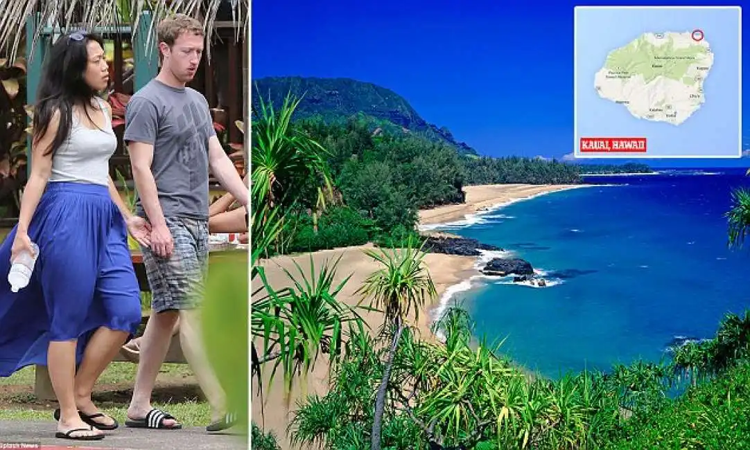 la proprieta di zuckerberg alle hawaii 