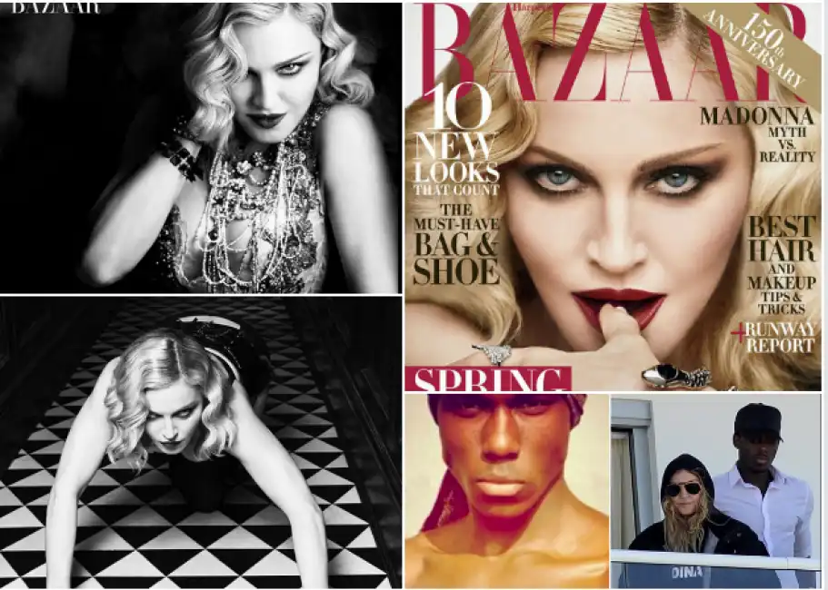 madonna harper bazaar