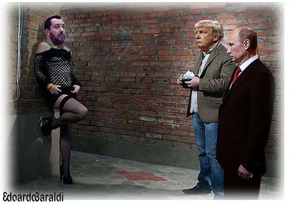 salvini putin trump