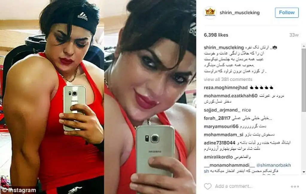 shirin nobahari bodybuilder iraniana