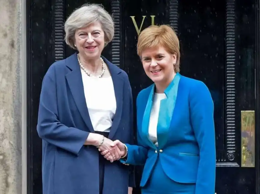 theresa may nicola sturgeon