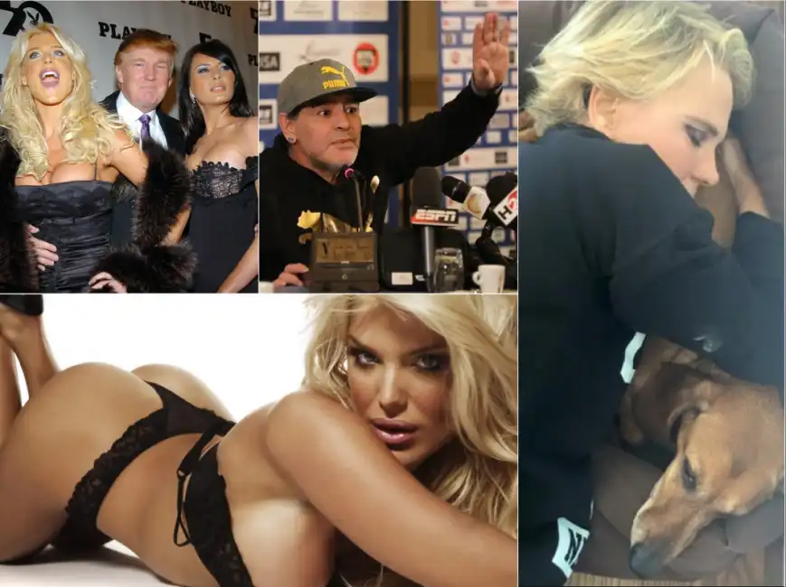 victoria silvstedt de filippi maradona