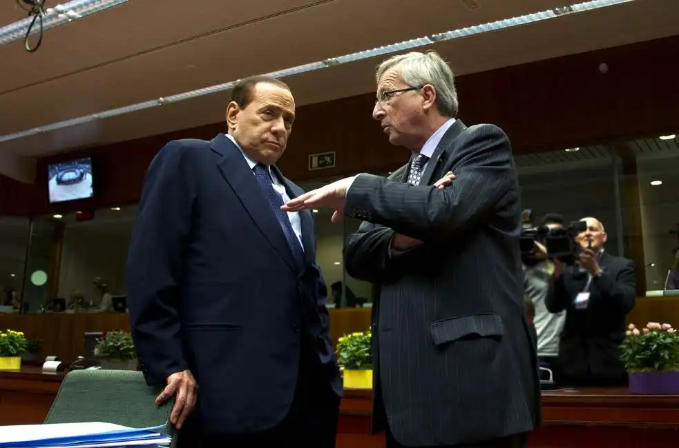 berlusconi juncker