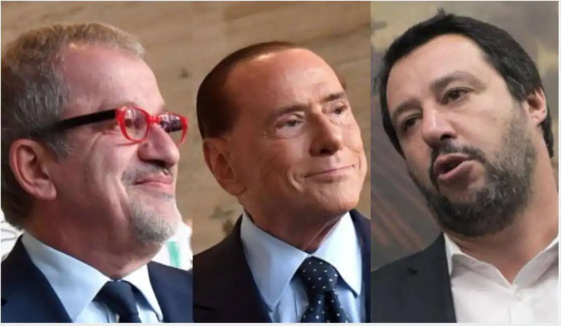 berlusconi maroni salvini