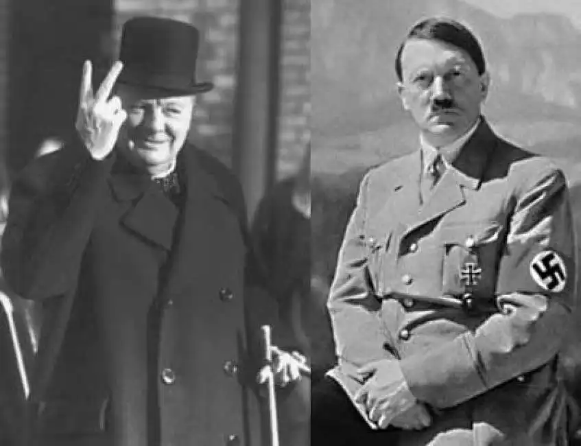 churchill hitler