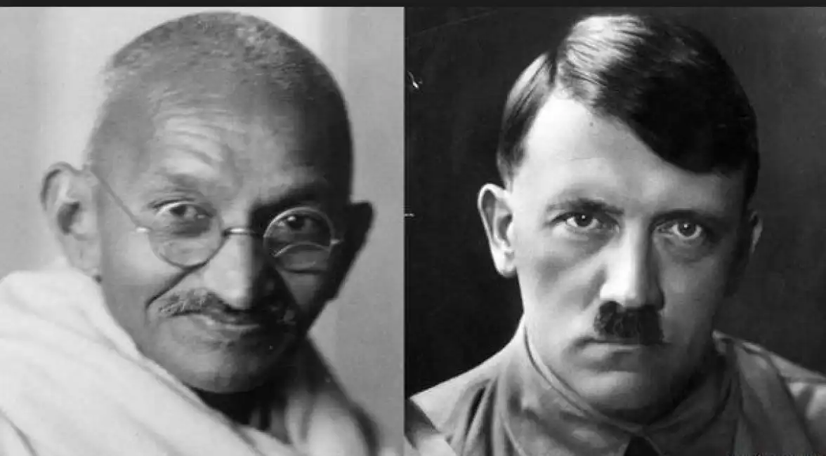 gandhi hitler