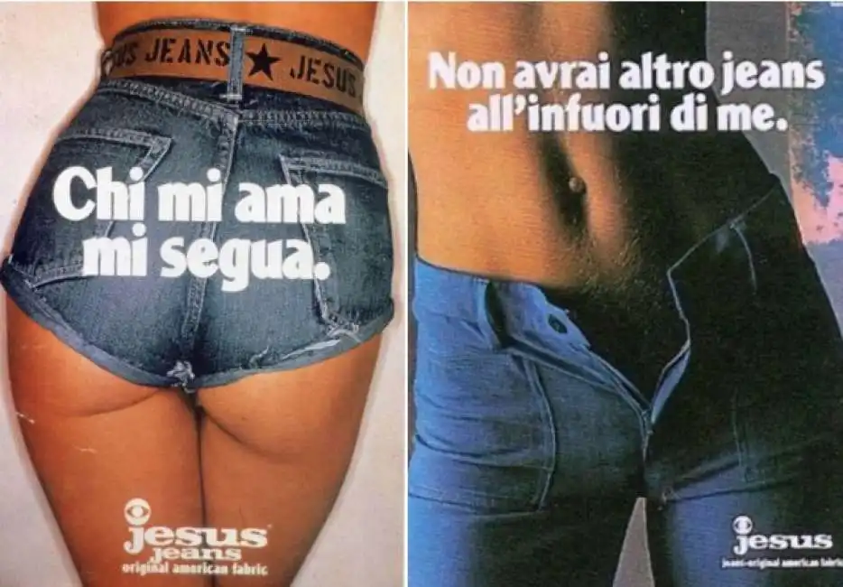 jesus jeans oliviero toscani