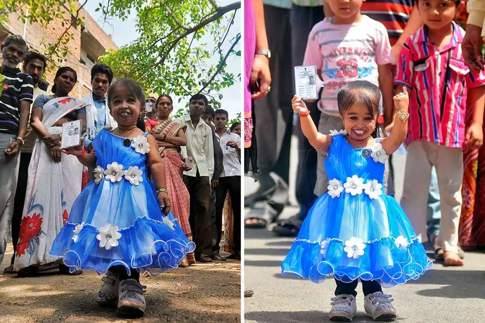 jyoti amge la donna piu piccola del mondo