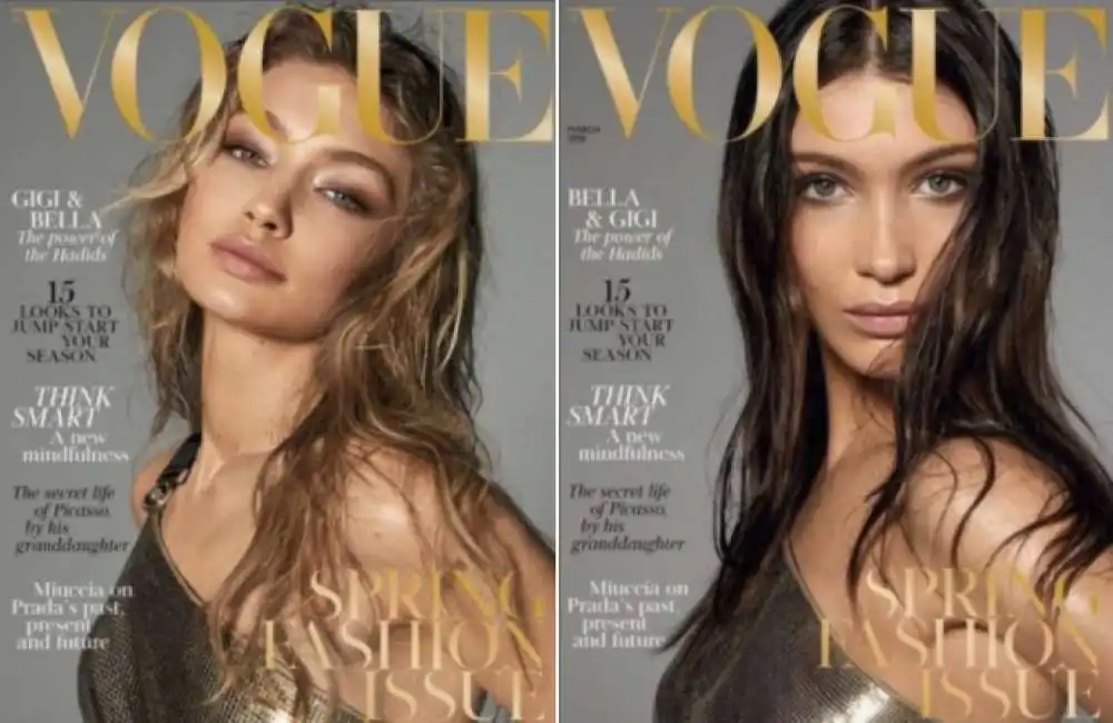 le sorelle hadid su vogue