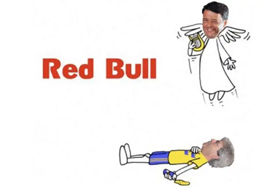 renzi gentiloni red bull