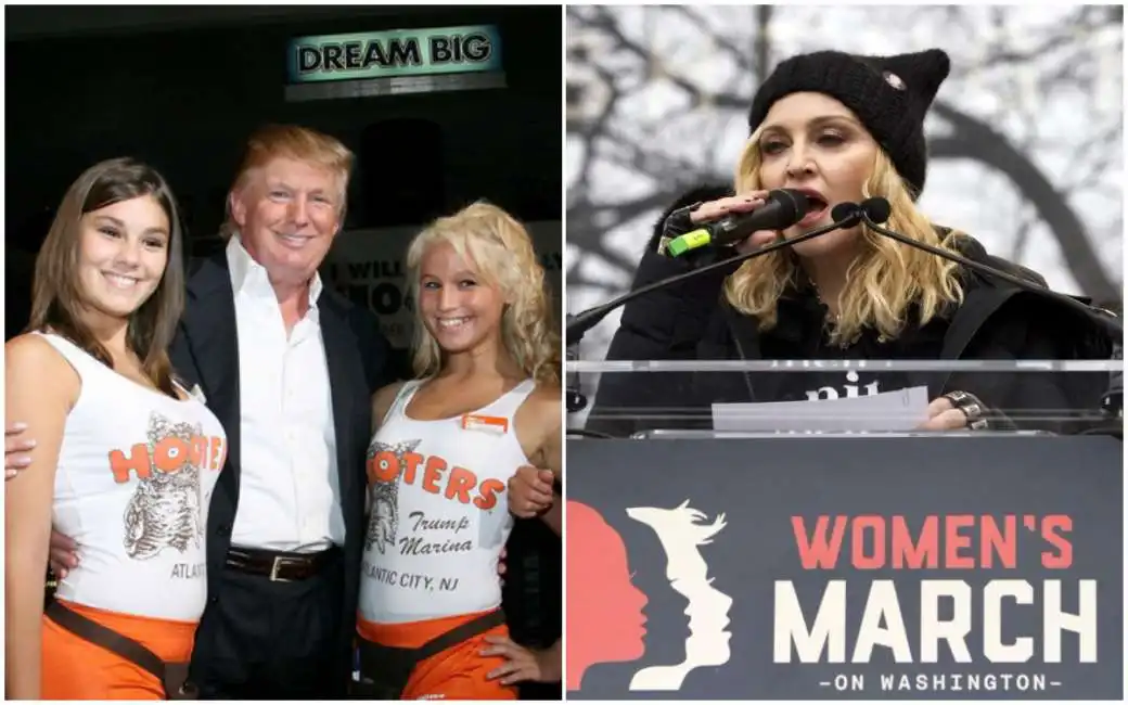 trump femministe madonna 