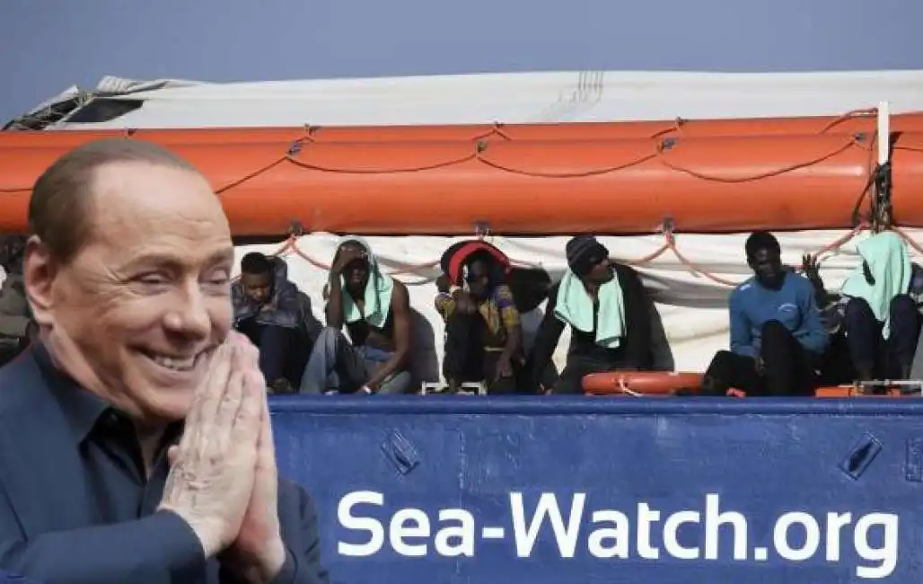 berlusconi migranti sea watch