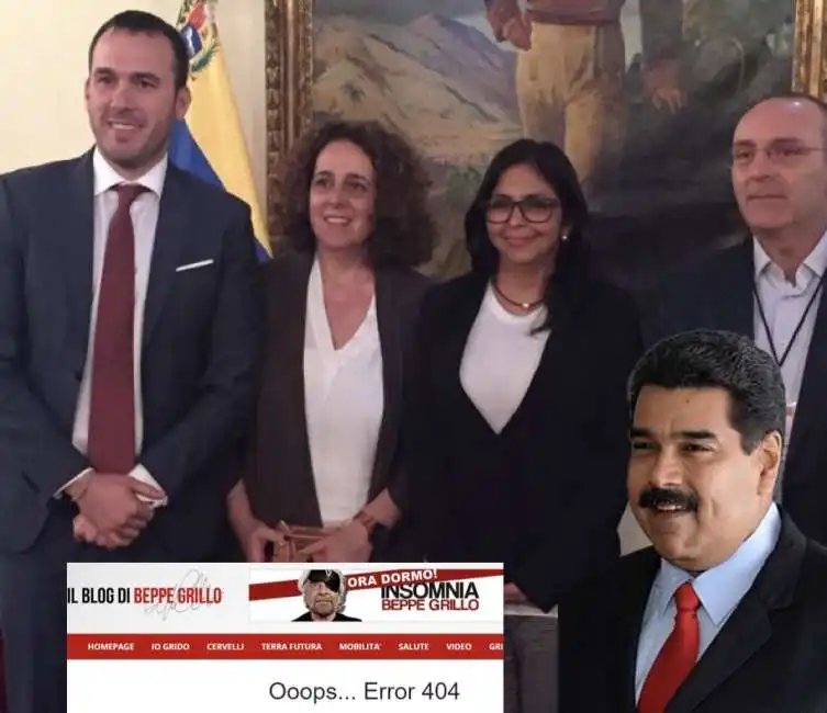 delegazione m5s venezuela caracas di stefano maduro beppe grillo