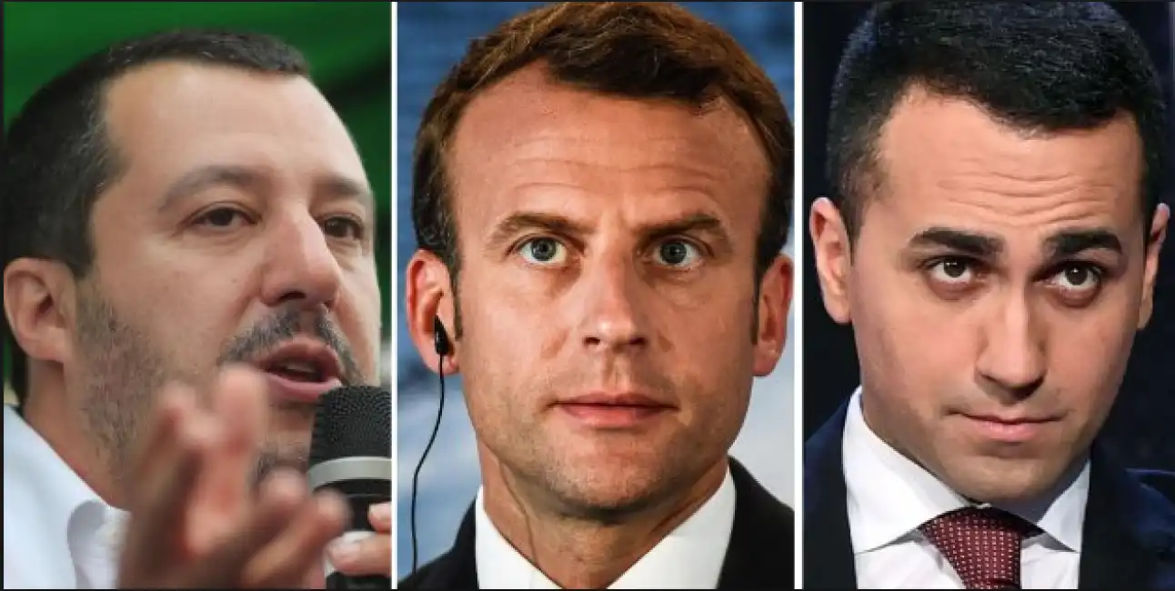 macron di maio salvini