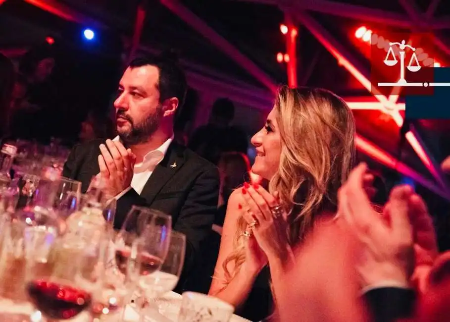 matteo salvini e annalisa chirico