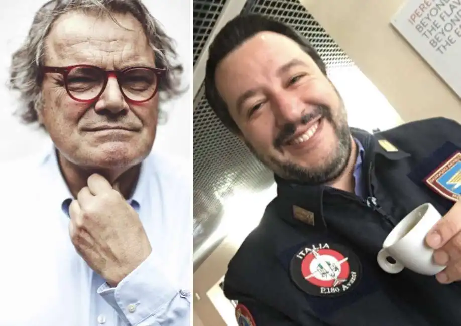 oliviero toscani matteo salvini