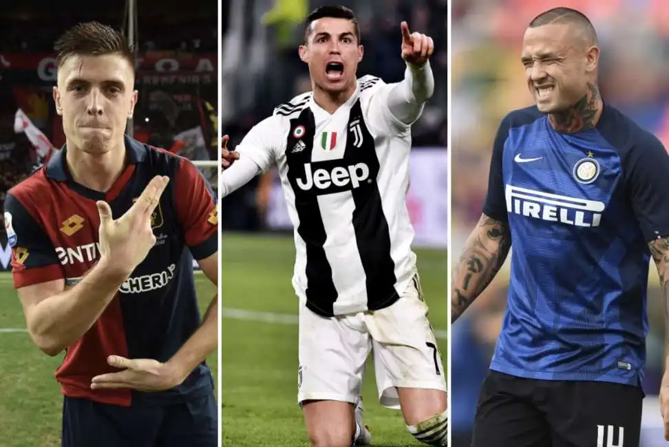 piatek cr7 cristiano ronaldo nainggolan