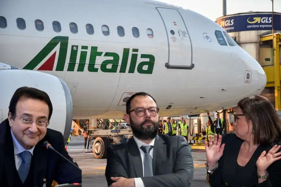 alitalia giuseppe leogrande stefano patuanelli paola de micheli