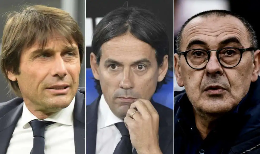 antonio conte simone inzaghi maurizio sarri