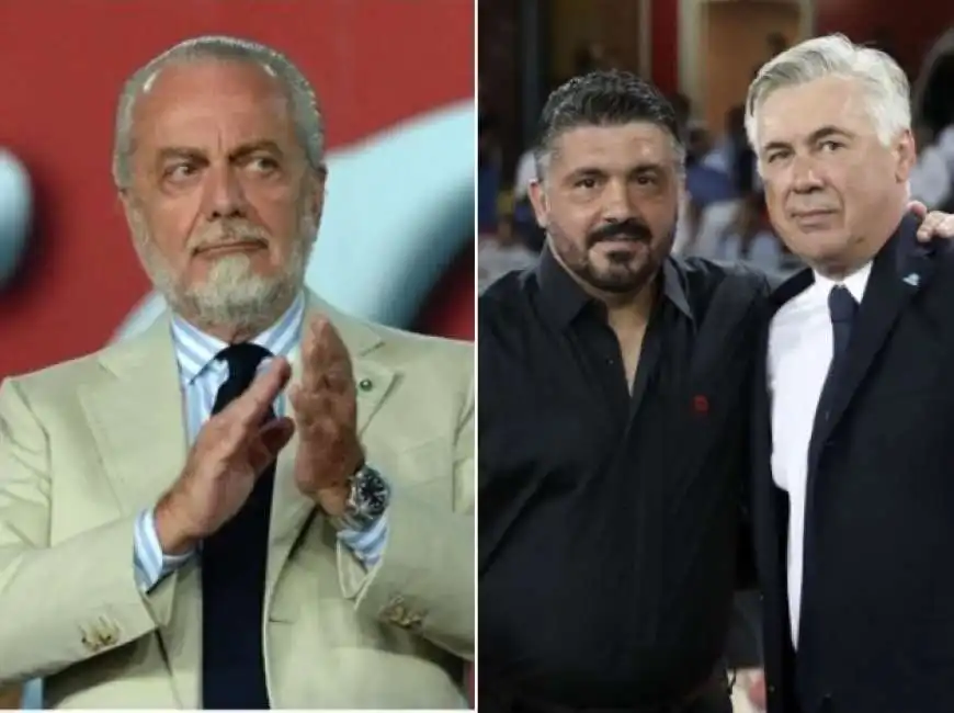 gattuso de laurentiis ancelotti