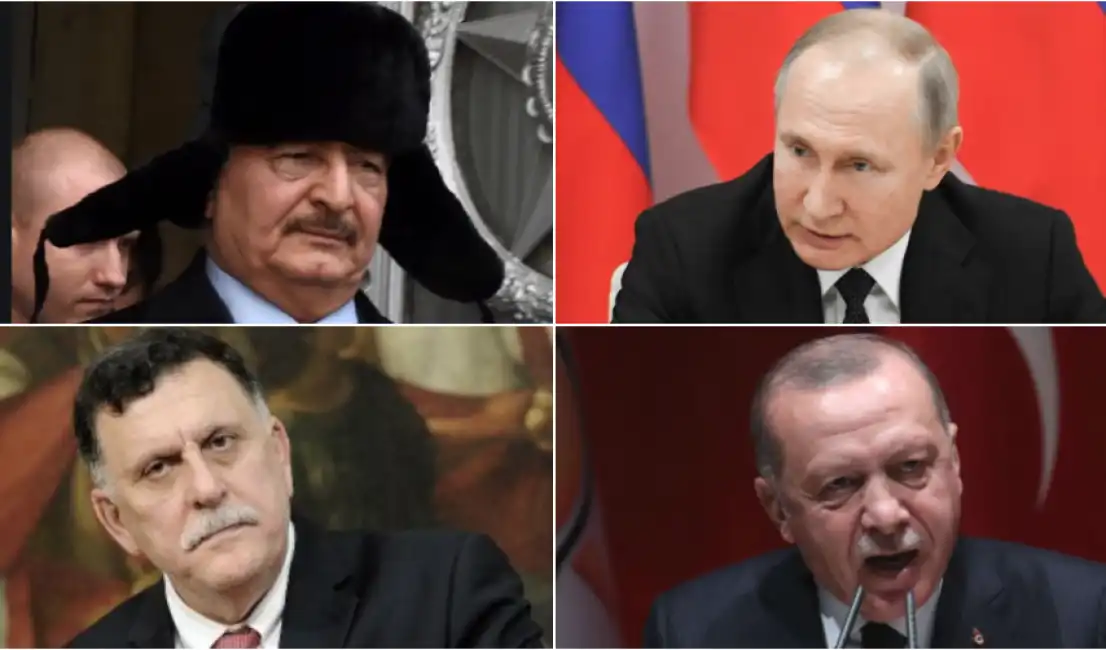 haftar putin sarraj erdogan