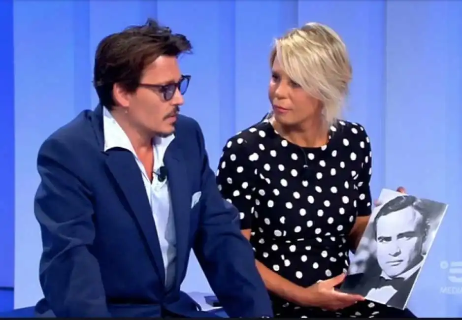 johnny depp maria de filippi