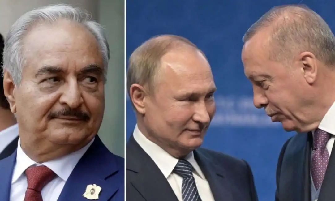 khalifa haftar vladimir putin erdogan