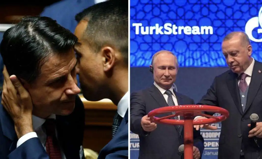 luigi di maio giuseppe conte vladimir putin erdogan