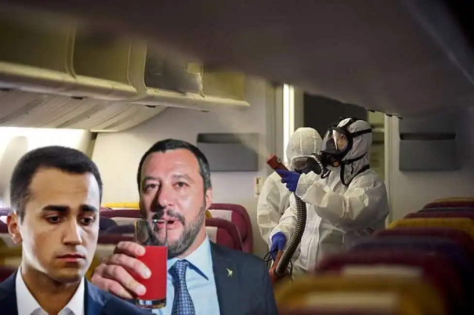 luigi di maio matteo salvini corona virus coronavirus wuhan